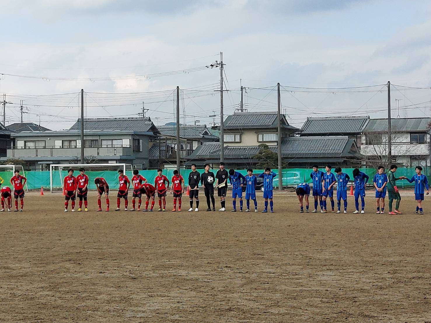 京都高校サッカー新人戦2022年、中止になりました(+_+)